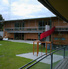 Kindergarten und Gemeindeamt Inzing, Holzriegelbauweise<br />
<br />
Foto: Stefan Schmid 